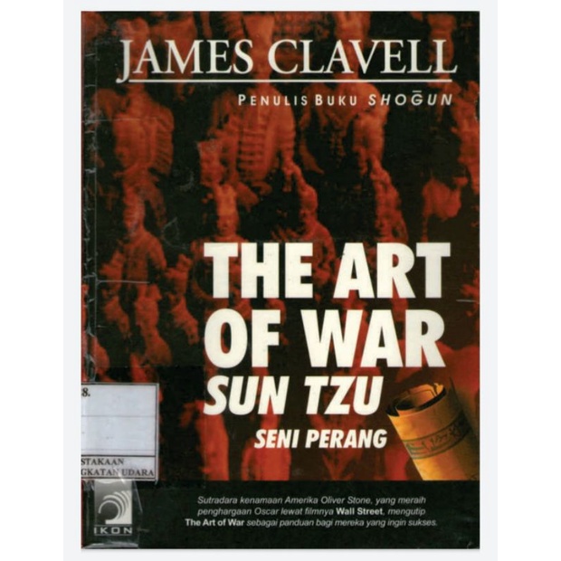 THE ART OF WAR SUN TZU SENI PERANG JAMES CLAVELL