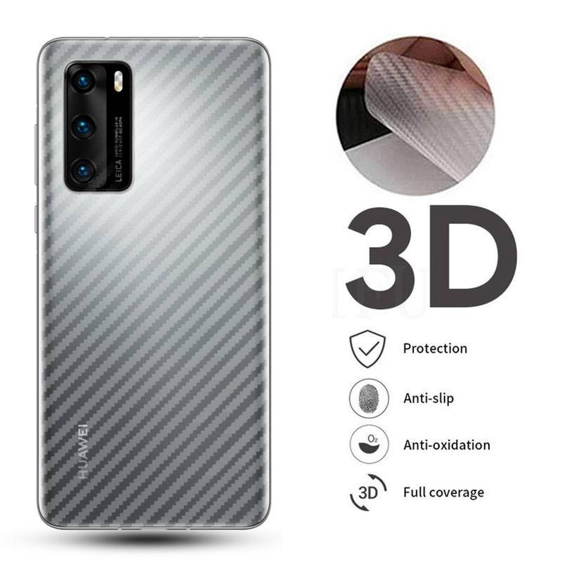 2Pcs/lot 3D Guard Carbon Fiber Screen Protector Film For Huawei P 9 10 20 30 40 50 Pro Back Full Cover Matte Film for Huawei Mate 8 9 10 20 30 40 Pro