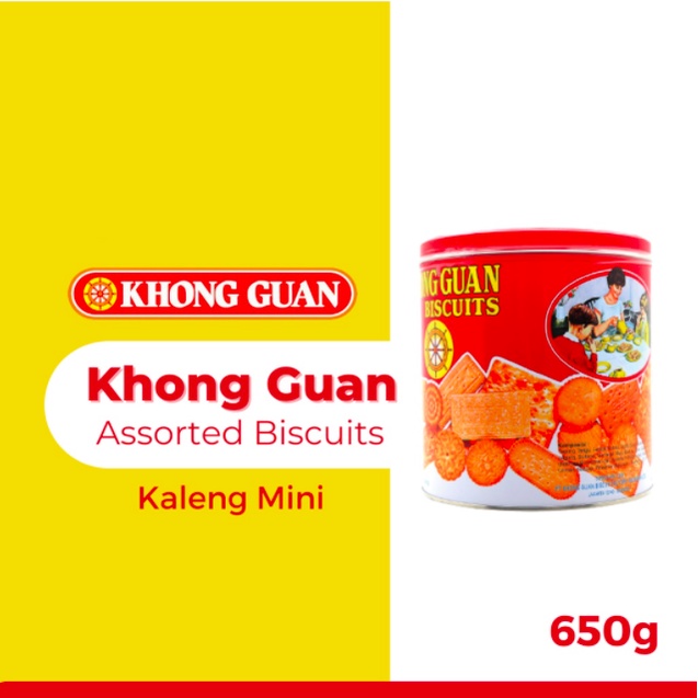 Khong Guan Assorted Biscuit Red Mini 650 gram Kue Lebaran