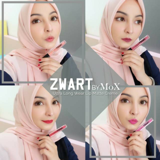 Lipstick zwart by mox matte