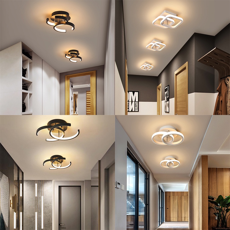 3 Colors Lampu Plafon LED Ceiling Light Lampu Hias Gantung Rumah Ruang Tamu Kamar Minimalis Tempat Lampu Plafon Ceiling Lamp