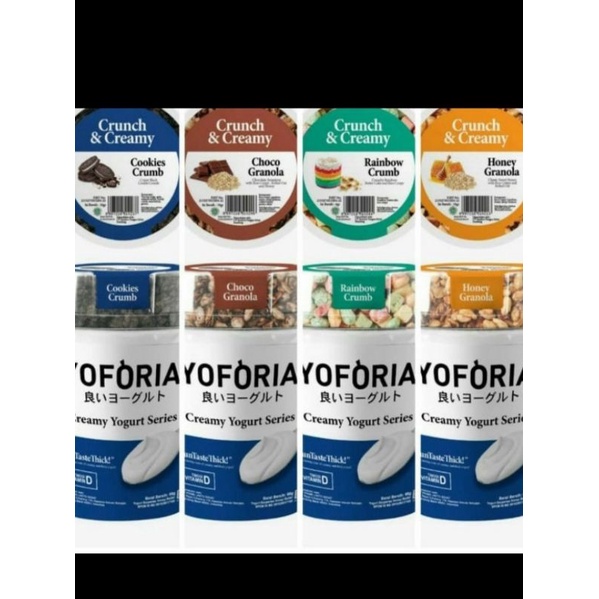 yoforia yogurt crunch creamy