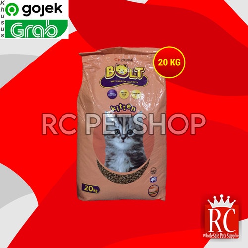 GOSEND Bolt Kitten Makanan anak Kucing Kering Dry Cat Food 20 KG