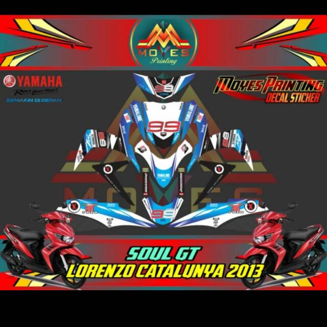 Decal Motor Soul GT LORENZO CATALUNYA 2013