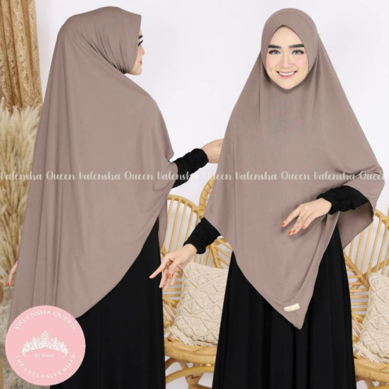 KHIMAR JERSEY JUMBO V KHIMAR SYARI VALENSHAQUEEN Valensha queen grosirjilbab-7