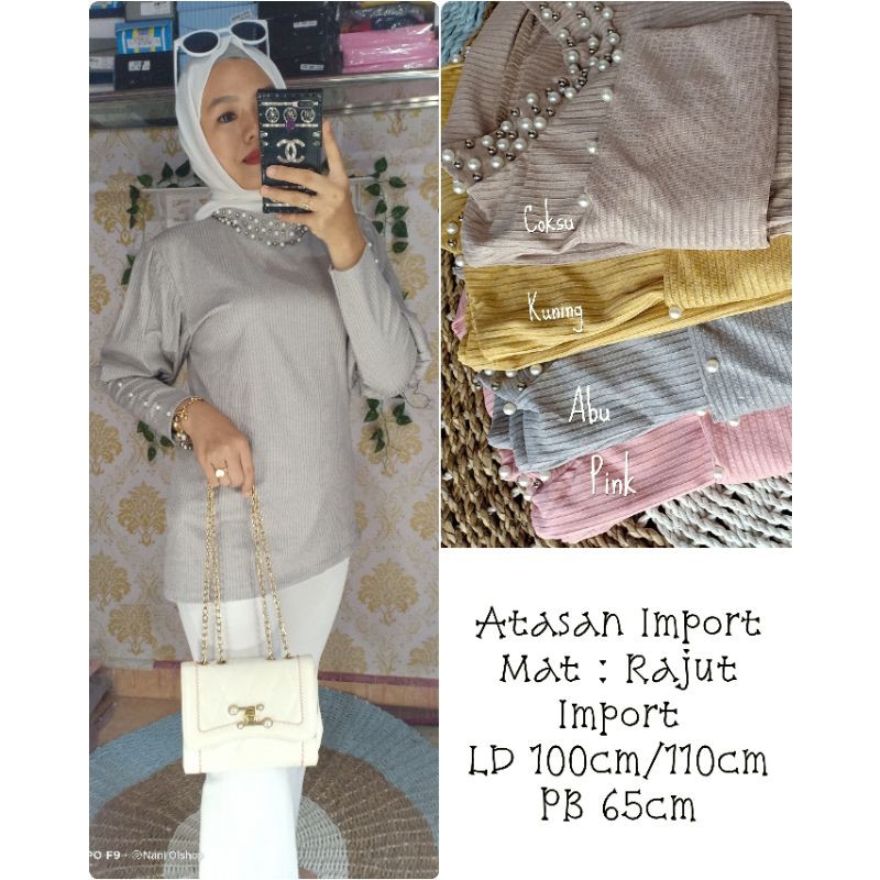 Atasan Import Lengan Balon