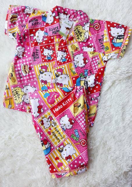 [READY JATENG] PIYAMA ANAK USIA 1-5 TAHUN BAHAN KATUN CATRA