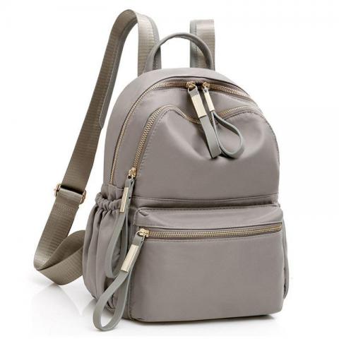 201043 Tas Punggung Ransel Wanita Import Backpack Cewek Nilon Impor (1 KG MUAT 2) LT1335 JTF813479 GT1331 BQ3280 CR7500-Gray