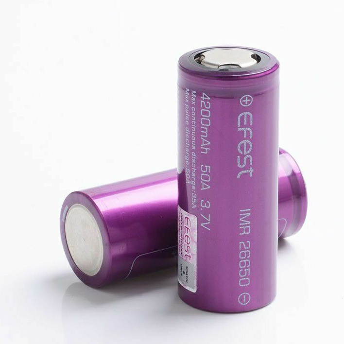 EFEST IMR 26650 4200mAh 50A 3.7 VOLT BATERAI SENTER HIGH DRAIN