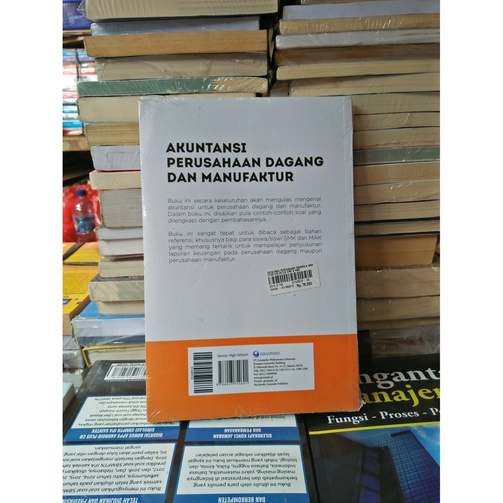 Dijual Akuntansi Perusahaan Dagang Dan Manufaktur Terbatas