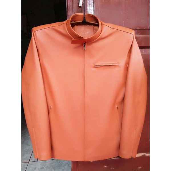 JAKET KULIT PRIA CASSUAL|| 100% Genuine Leather High Quality