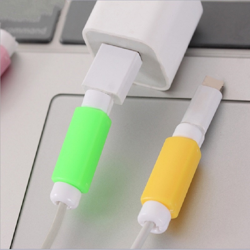 3Pcs USB Cable Protectors Mobile Phone Charging Wire Saver Sleeves