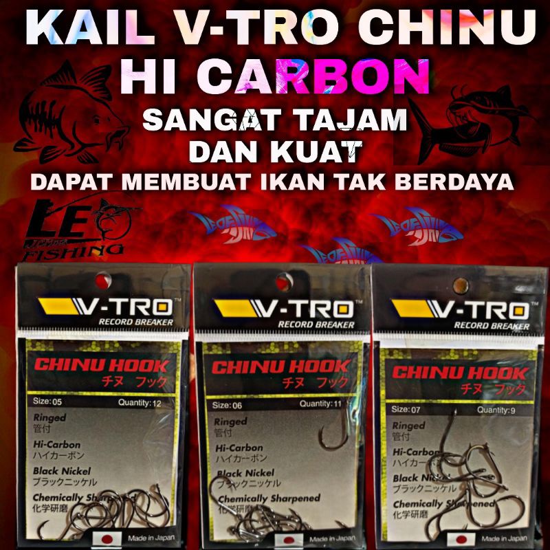 KAIL V-TRO CHINU HI CARBON SANGAT TAJAM DAN KUAT S