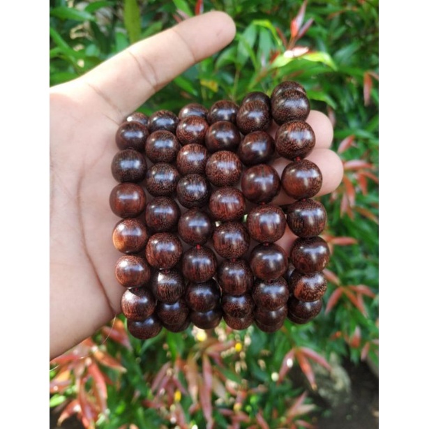 Gelang galih asem 12mm asli / gelang kayu galih asem full galih / gelang kayu asem