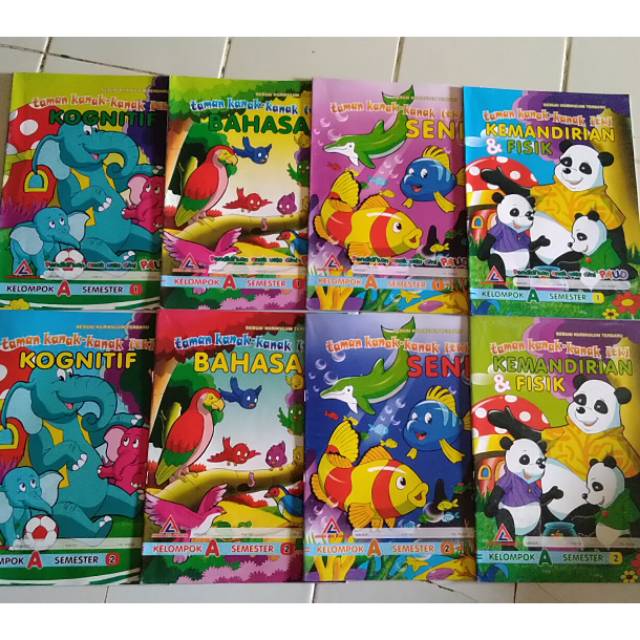 Buku Paud TK  Kelompok A Semester 1 Dan 2