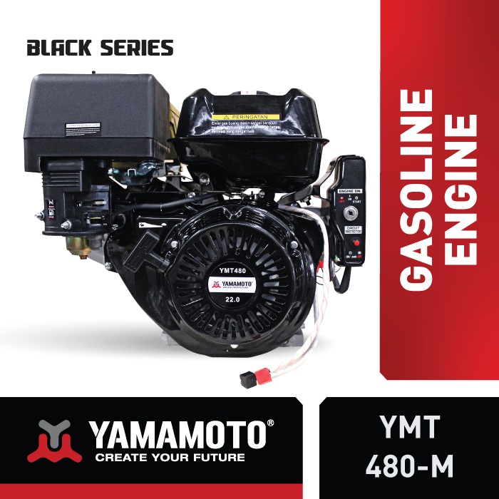 YAMAMOTO Gasoline Engine Black Series/Mesin Serbaguna Yamamoto YMT 480-M