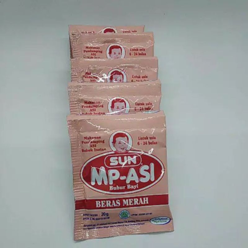 BUBUR SUN MP ASI RENCENG BERAS MERAH