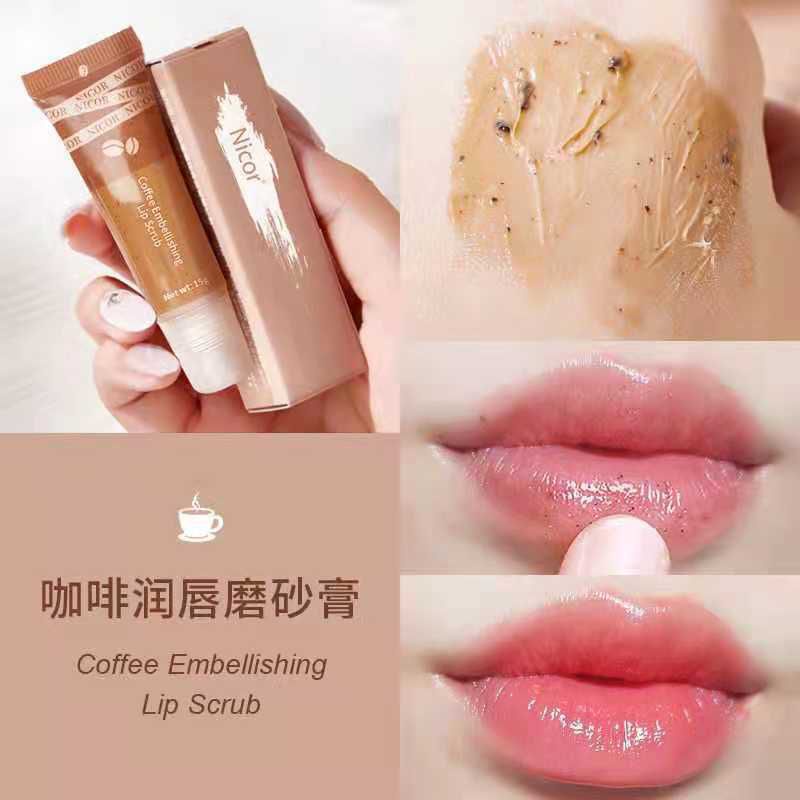 ♥️G.A.SHOP♥️ SCRUB BIBIR RASA KOPI / SCRUB PELEMBAB BIBIR