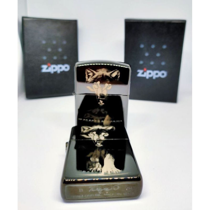 [COD] Mancis ZiPPO Black Ice Wolf