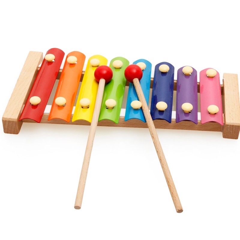 TokoPapin Mainan Edukasi Xylophone Alat Musik Kayu Anak Bayi Kolintang Ketukan Bisa Bunyi Suara Nada Musik Gambang Aman Murah