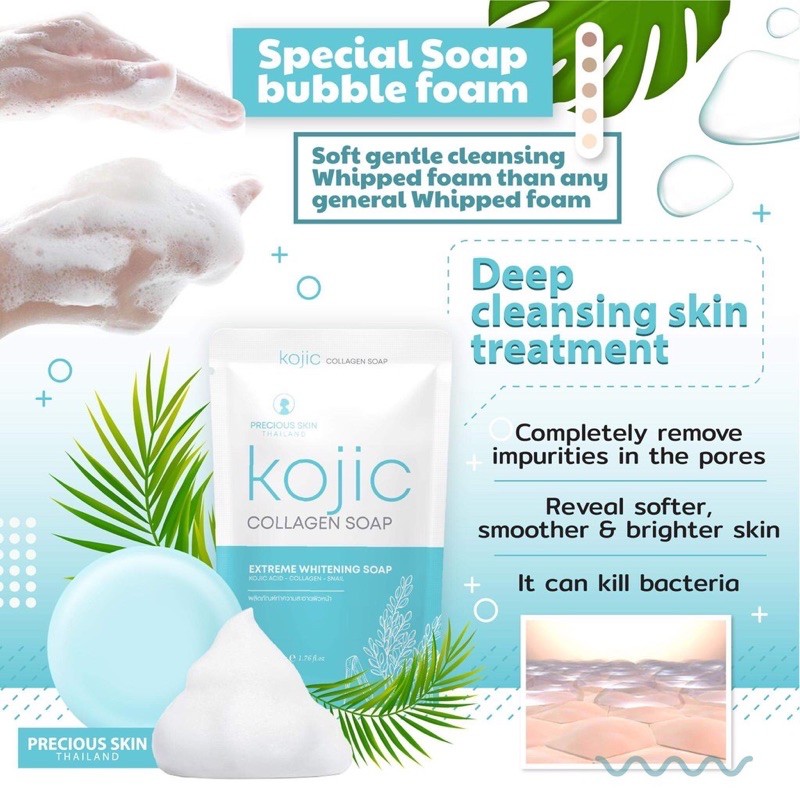 Precious Skin Kojic Collagen Extreme Whitening Soap