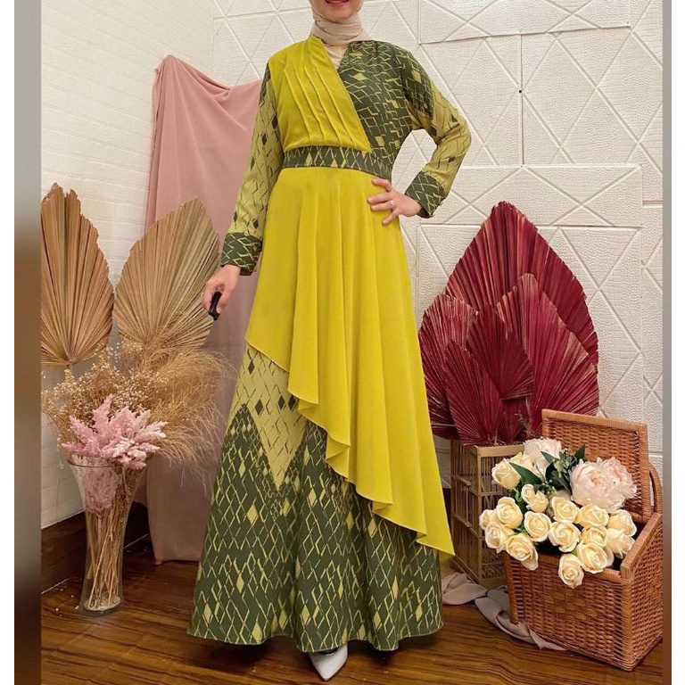 (COD)GAMIS PESTA JEMIA/GAMIS CERUTY/GAMIS KEKINIAN/DRESS MUSLIMAH