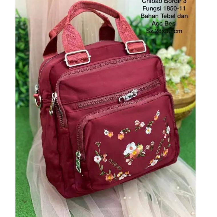 Tas Ransel 3in1 ORI Chibao 1850-11 4R6