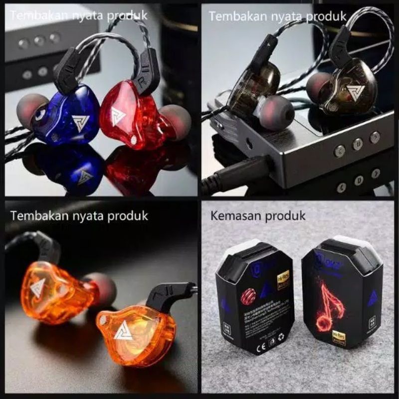 QKZ AK6 headset gaming earphone sport