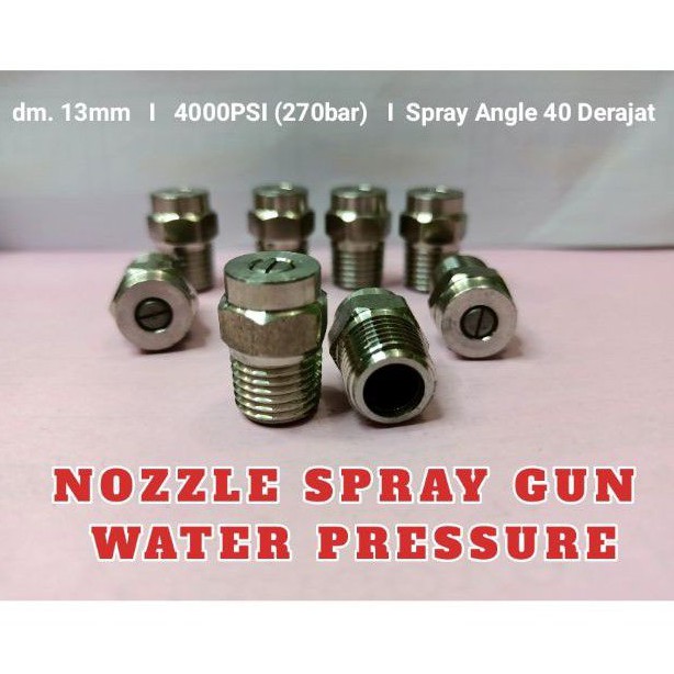 NOZZLE SRAYER GUN WATER PRESSURE mata jet gun cuci mobil