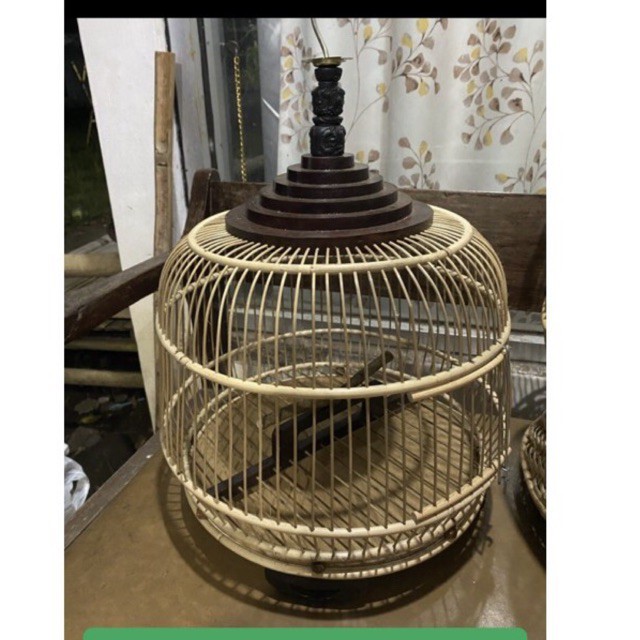 Sangkar Burung Perkutut Rotan / Sangkar rotan Asli