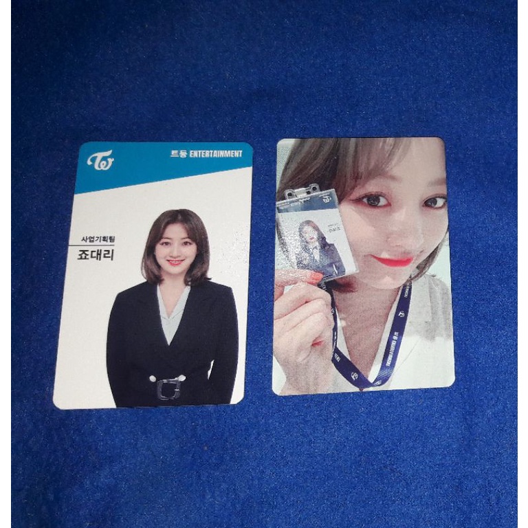 Photocard TWICE Jihyo Fanclub 3rd selca & id card, Jihyo Twice Twaii's shop