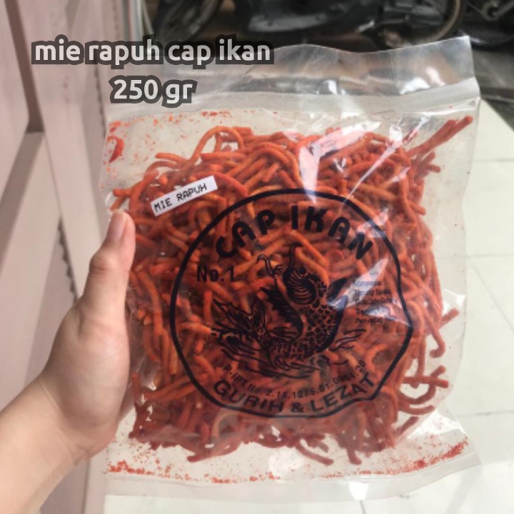 

MIE RAPUH CAP IKAN 250 GRAM | CAP IKAN | KERUPUK CAP IKAN | MIE LIDI RAPUH PEDAS MANTAP SNACKY MEDAN KERIPIK LIDI CAP IKAN