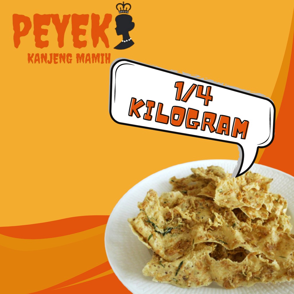 

peyek rempeyek kacang peyek teri 1/4 kg enak gurih peyek tanpa pengawet