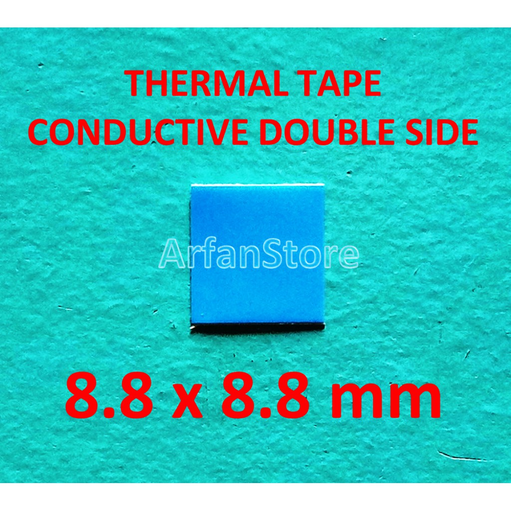 Thermal Tape 8.8x8.8mm Conductive Double Side Perekat Heatsink