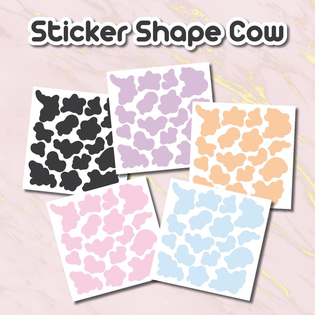 

Stiker Cow / Stiker Motif Sapi / Stiker Aesthetic / Stiker Lucu Shape Sapi / Stiker Jurnal Scarpbook