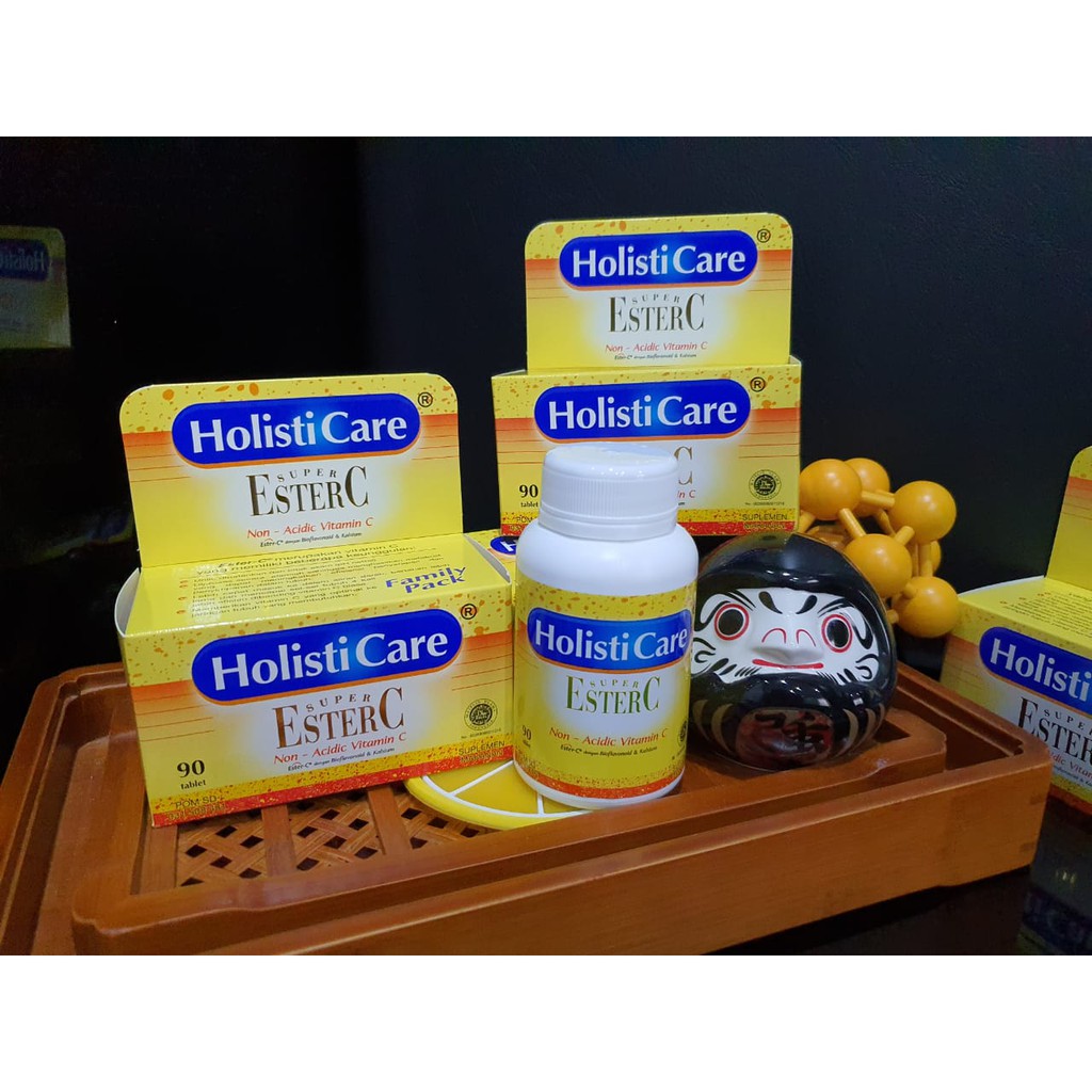 Holisticare ester C [ isi 90 tablet ] Family Pack