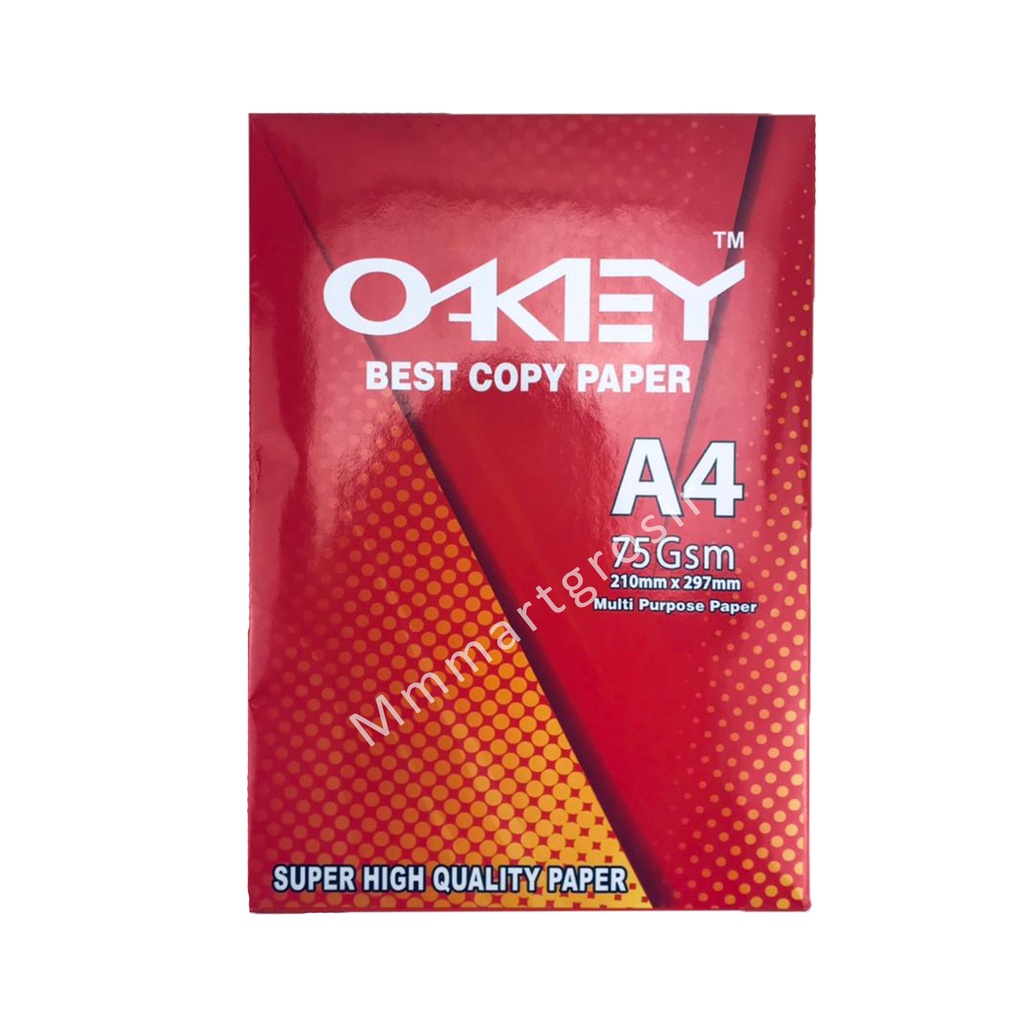 Okay/Best copy paper/Kertas A4 /75Gsm/5000 Sheets