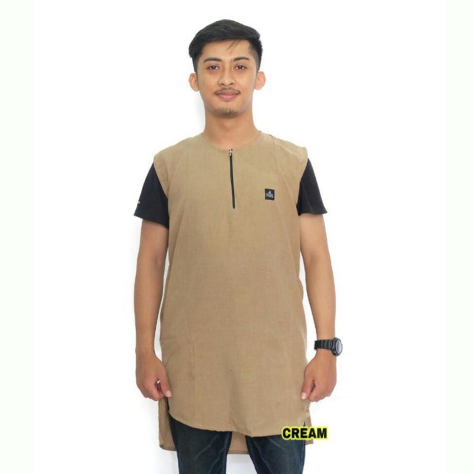 ♕ [ ] Fashion Rompi / Jubah / Atasan / Baju Cowok Pria Muslim untuk Sholat 2021 Merk AlMumtaz ✿
