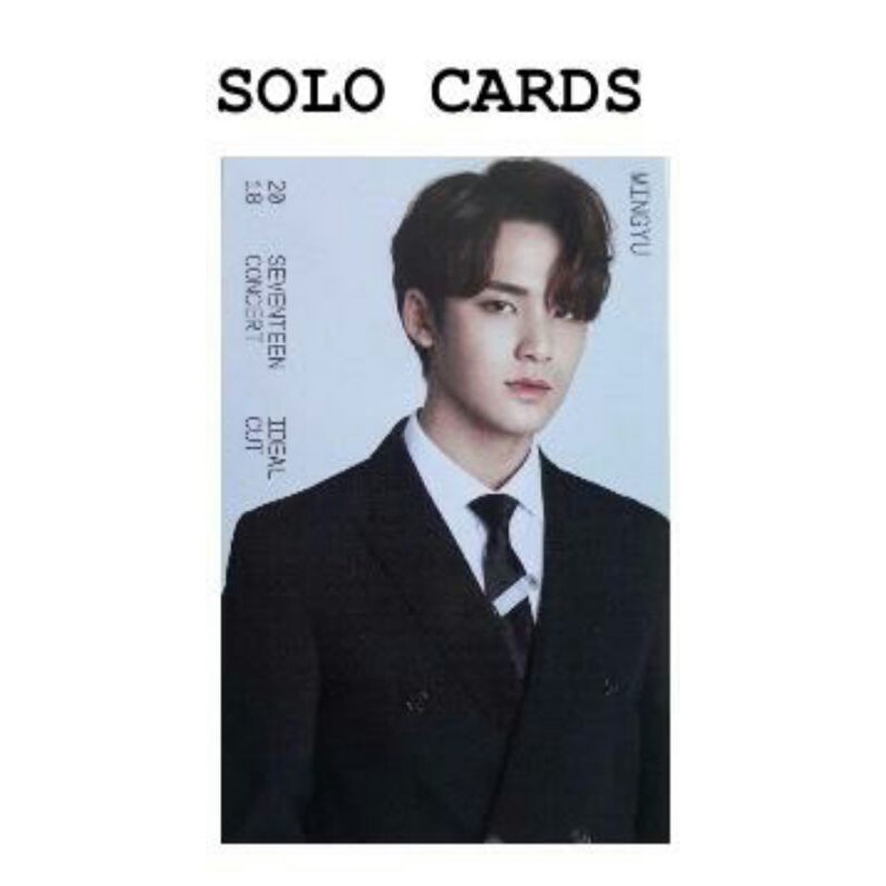 SEVENTEEN TRADING CARD MINGYU "IDEAL CUT"