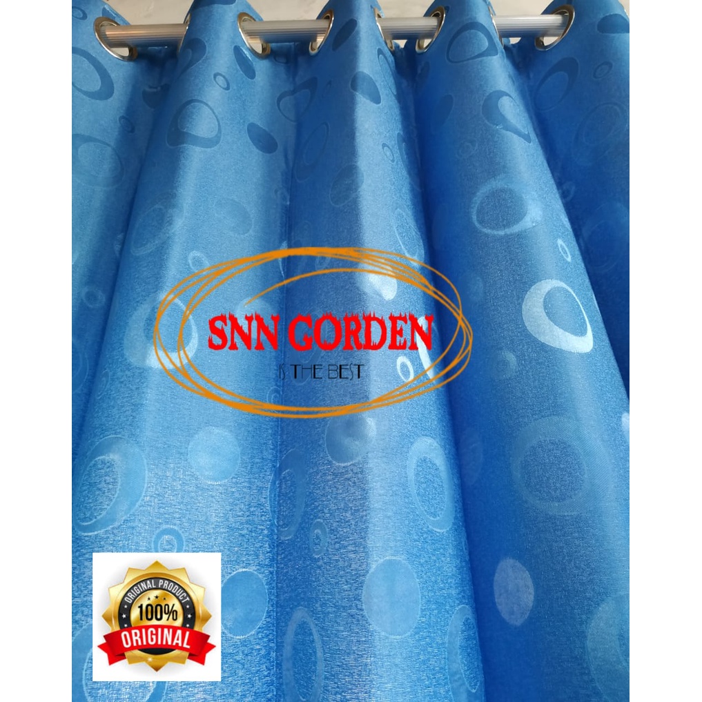 HARGA PROMO gorden jendela minimalis Warna Biru Langit murah tirai jendela hordeng. SNN GORDEN.