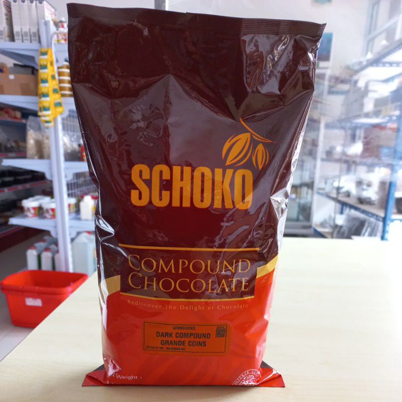 

Schoko dark compound grande coins