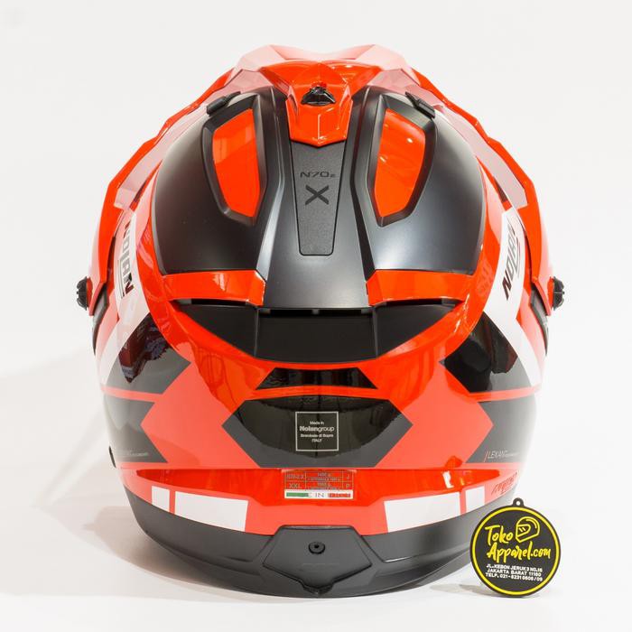 NOLAN N70.2 X GRANDES ALPES CORSA RED 28