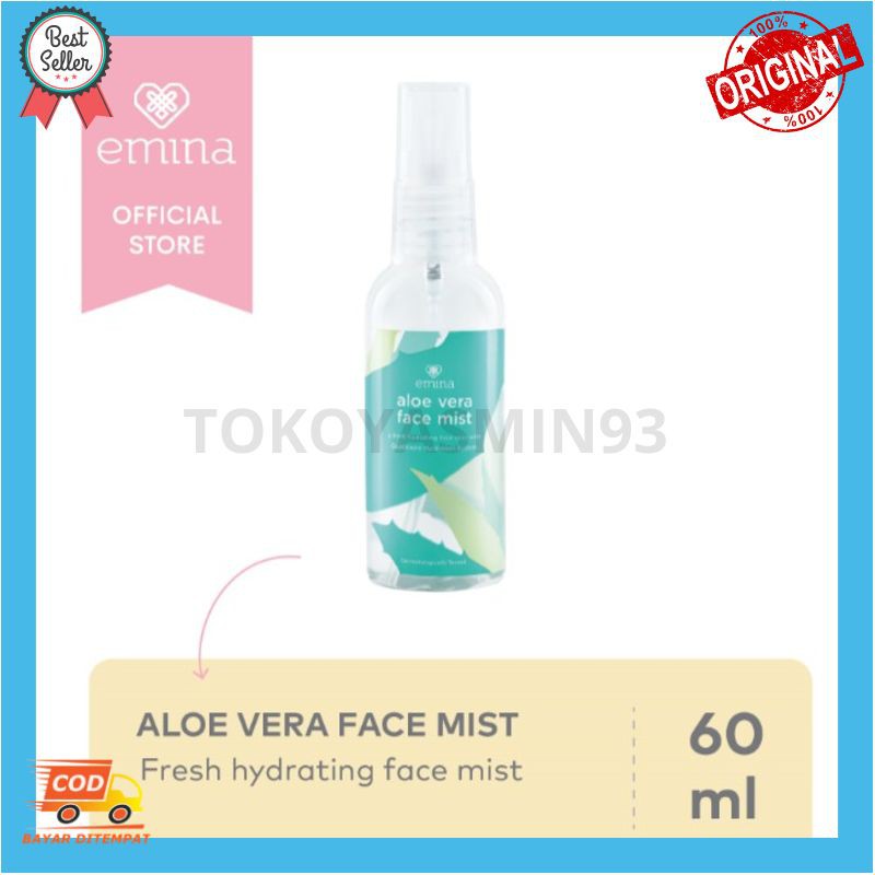 Emina Aloe Vera Face Mist 60ml Murah