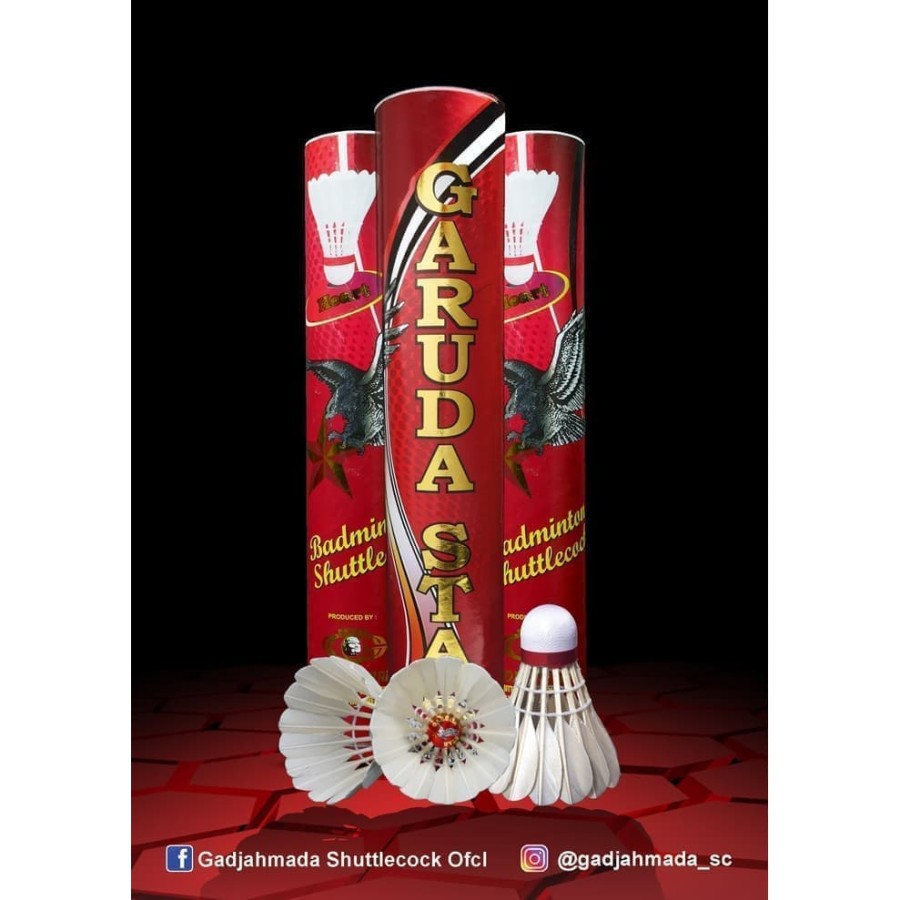 Shuttlecock Badminton Garuda / Kok bulutangkis Garuda Star MERAH Gadjah Mada ORIGINAL