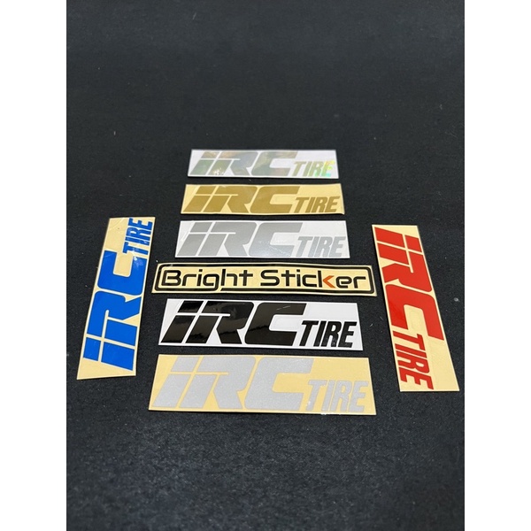 STICKER IRC TIRE CUTTING