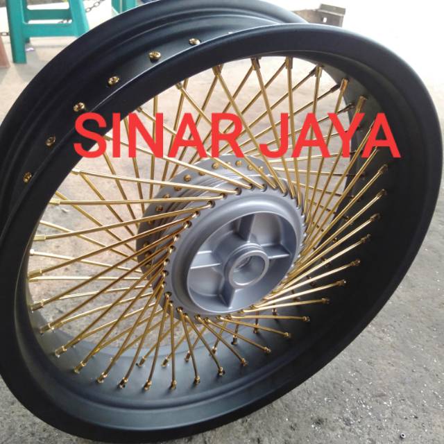 velg jari seribu tapak lebar 500 17 hanya belakang custom scorpio  vixion byson ninja cbr dll
