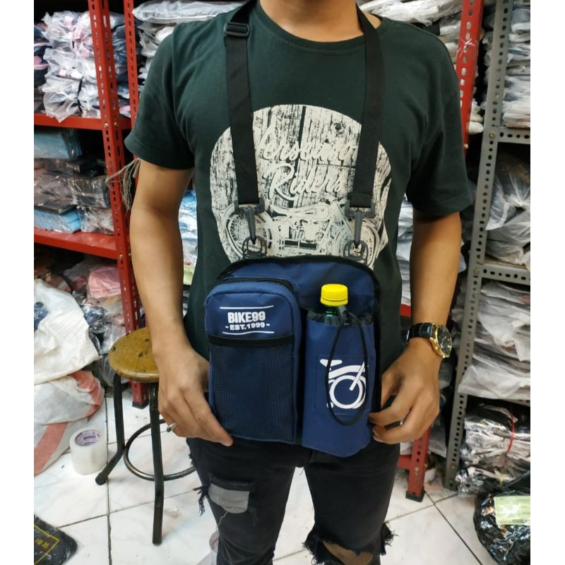 Tas Sepeda Tempat Minum Tas Handle Sepeda Free Tali Selempang Free Botol