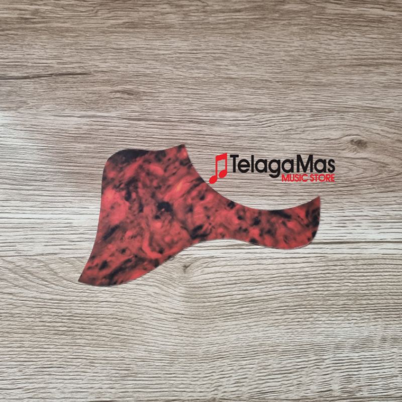 sticker beskemer pickguard gitar akustik model taylor warna tortois