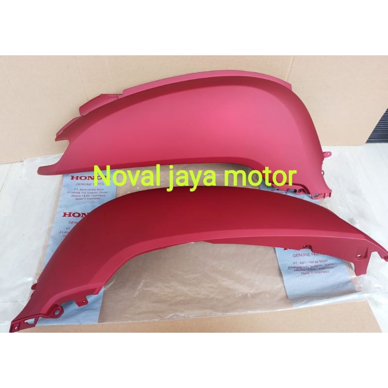 cover body belakang scoopy 2018-2019 merah doff