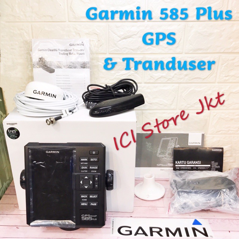 Paket Garmin 585 plus GPSMAP dan GT TM Transducer GA38 GT20TM Sea Clear Vu